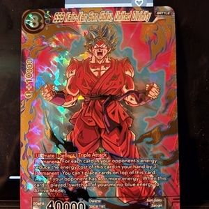 Bt1-111 Scr ssb kaio-ken son goku united divinity